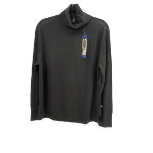 Banana Republic Merino Wool Turtleneck Size L Luxe Old Money Meets Dark Elegance